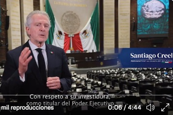 Llama el presidente de Diputados a López Obrador para que respete la Constitución