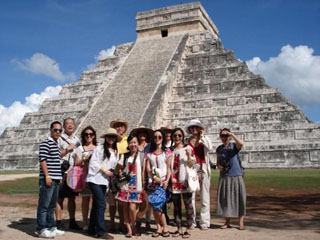 turistas en mexico