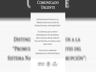 4a Nacional Cancelan de ultimo minuto promulgacion de ley 3 de 3 -WEB