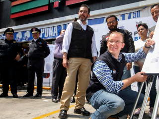 Firma de convemio por la Seguridad Benito Juarez y Miguel Hidalgo9